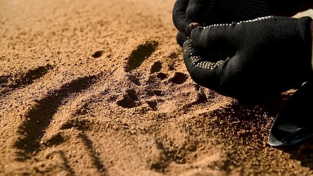 Archaeological excavations of ancient tombs
