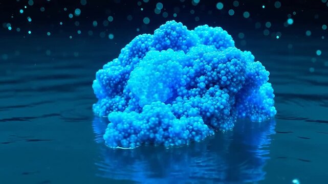 Nanoscale water splitting by photosystem II manganese cluster