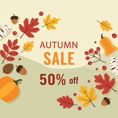 Fototapeta premium Refresh Your Style This Season During Our Biggest Autumn Sale Celebration Ever