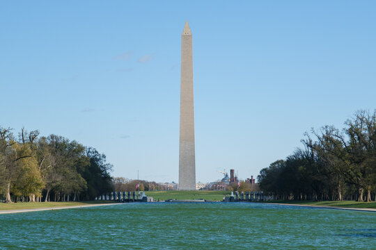 The cityscape of Washington Monument in Washington DC,  United States