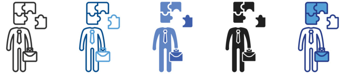 Idea icon set multiple style collection © Nakama