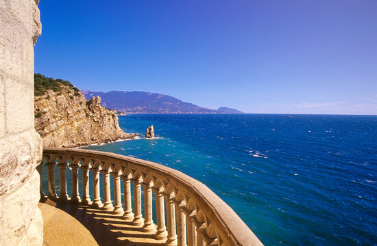 View from the " swallow's nest", Yalta, Ukraine