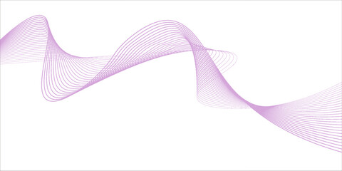 Fototapeta premium purple abstract background modern with wavy lines blend effect