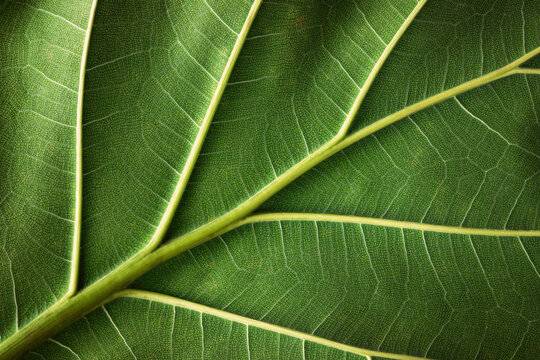 structure of green leaf, eco plant texture background for design