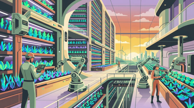 Greenhouses for vertical agriculture