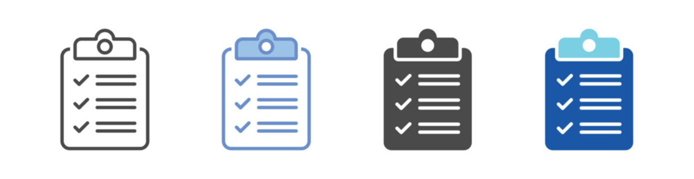 Discipline Icon Set With Multiple Styles Vector Illustration