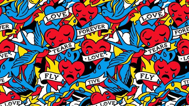 High-Energy "Illustrated Pop" & Maximalism