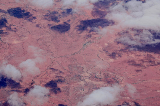 Aerial view of Australia&rsquo;s Red Centre in the Northern Territory
