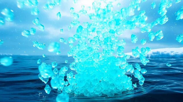 Nanoscale Extracellular Polymer Particles Degradation by Ocean Bacteria