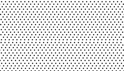 Black Polka Dot Pattern On Transparent Background. Evenly Spaced Small Dots In Uniform Grid Design. Classic Halftone Dotted Texture. Seamless Repeating Pattern Illustration  © Monu