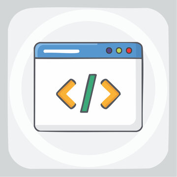 Coding and Programming Icon