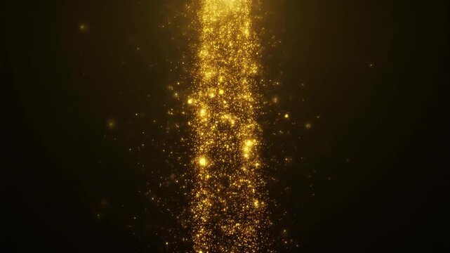 金の光が立ち昇る高級背景動画