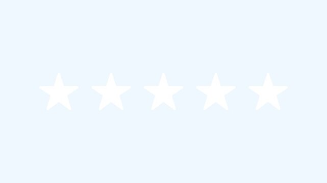 Illustrative graphic showcasing a perfect five-star rating, symbolizing excellence, top-tier quality, and outstanding customer satisfaction feedback