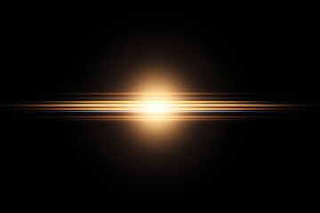 Fototapeta premium Abstract light burst creating a dynamic and vibrant focal point in a dark space.