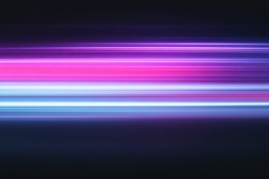 Vibrant color streaks in pink and blue create a dynamic abstract background.