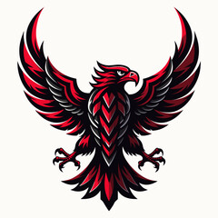 Fototapeta premium vector illustration of an eagle