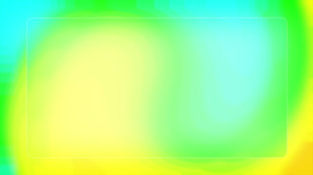 Abstract animated metallic liquid background with glass effect