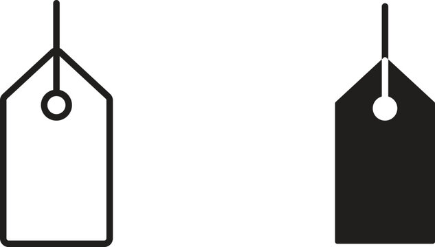 Price tag icon design for signs, logo, apps or website