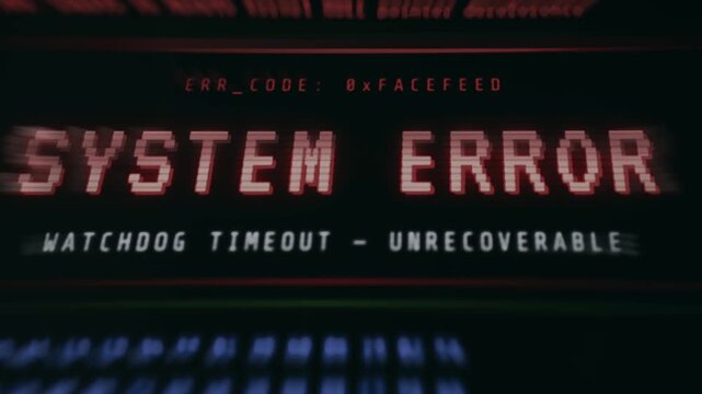 Blue Screen of Death, critical hardware-related issue