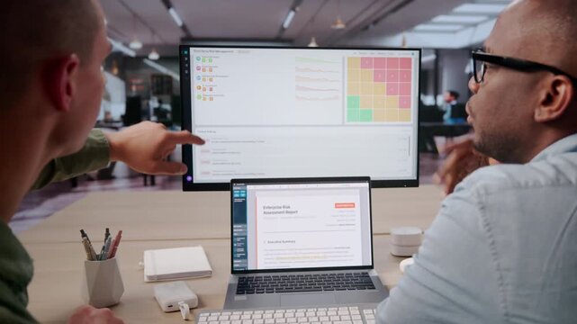 Risk Manager Reviews Supplier Compliance During Vendor Onboarding
