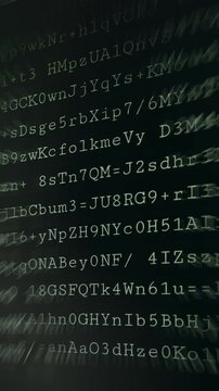Strings of alphanumeric characters and symbols