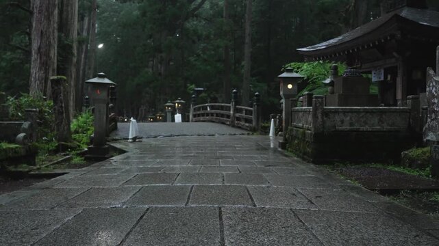 Early Summer Morning at Okunoin, Koyasan, Wakayama, Japan
