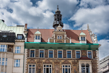 Obraz premium Prague still contains a sample of Austrian Art Nouveau or Jugendstil.