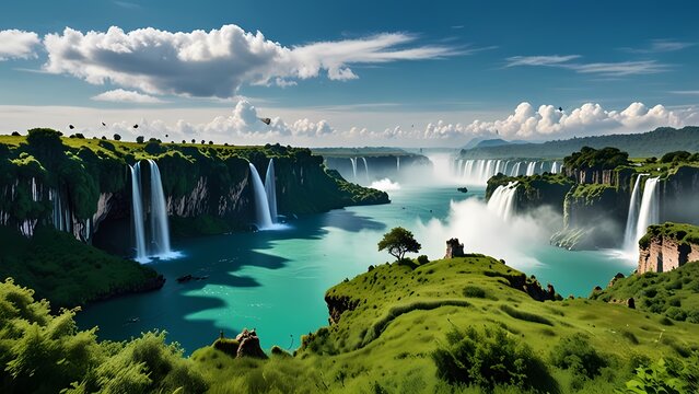Islands of the Sky: The Floating Waterfalls Sanctuary