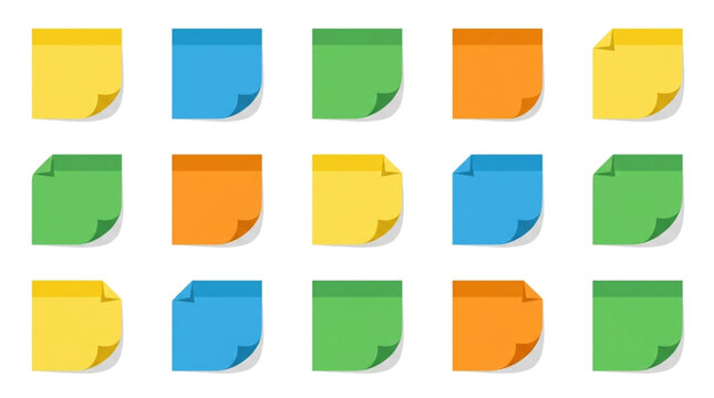Colorful Sticky Notes Collection.