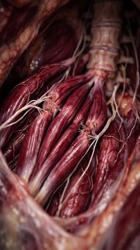 Human anatomical network: tetanus symptom, nerve connection, muscle rigidity, system disorder, body spasm, trismus effect, bacterial toxin, medical concept.