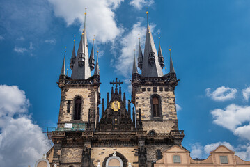 Fototapeta premium Recorriendo el centro de Praga 