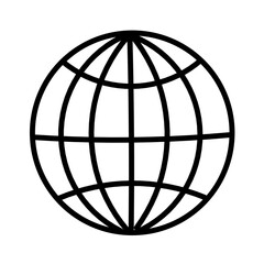 Obraz premium earth globe icon, vetor illustration