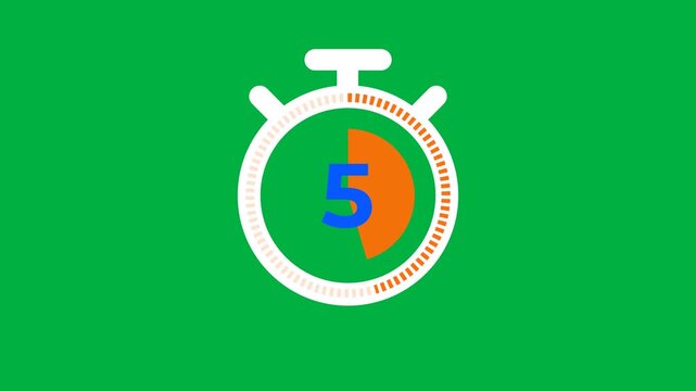 Stopwatch Animation Counting Eleven Seconds on Green Screen
Stopwatch animation counting eleven seconds for sprint timing on green screen with detailed motion graphics in 4K