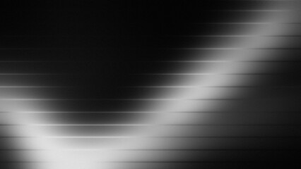 Naklejka premium Dark Black Abstract Background with White Silver Diagonal Glowing Light Streak Chevron and Scan Line Effect