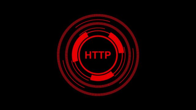 4K Abstract Visualization of HTTP Protocol, Web Communication, and Data Exchange.4K Resolution with Real-Time Event Tracking on Dark Background.