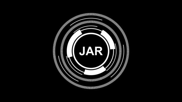 JAR &ndash; Futuristic HUD Interface Representing Java Archive and Modular Deployment