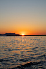 Obraz premium sunset over the sea