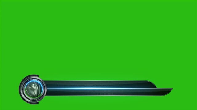 Sports News lower third animated title bar, suitable for sports news and other sports type video content