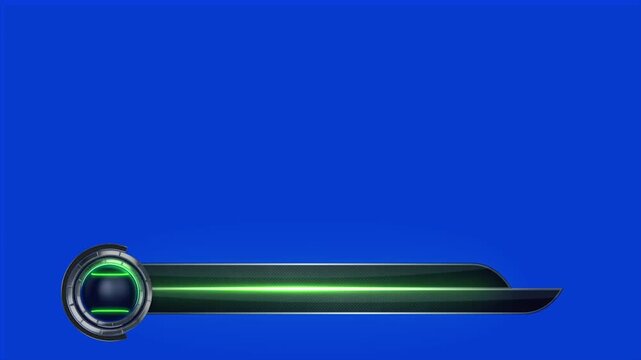 Sports News lower third animated title bar, suitable for sports news and other sports type video content