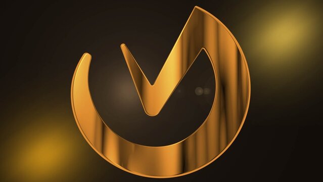 Golden Logo Reveal