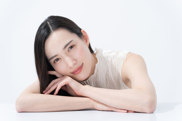 Obraz premium 女性のスキンケア（美容・ビューティー）