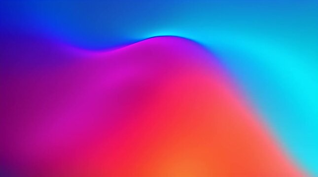A high-resolution abstract background featuring smooth flowing waves in vibrant shades of blue purple magenta and orange creating a dynamic and modern digital landscape.
