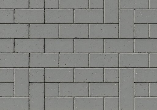 Seamless gray concrete paver texture