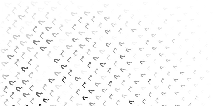 Question mark seamless pattern. Repeating interrogation patern. Hand drawn black simple icon on white sample background. Repeated modern wallpaper for design prints. Repeat swatch.