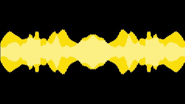 Colorful audio waveform spectrum animation.Spectrum audio animation, Wave form Audio Isolated on background. Audio spectrum wave effect, waveform beats.