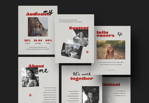 Personal Brand Social Media Kit For Influencers