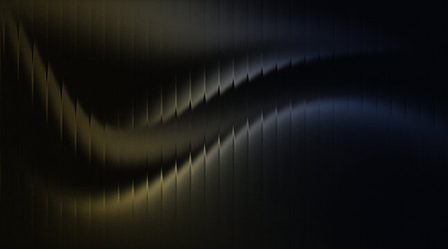 Abstract Grainy Wave Gradient Vertical Blinds in the Twilight with Noisy Neon Melancholy