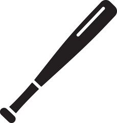 Naklejka premium Baseball bat icon isolated on transparent background
