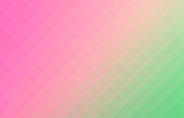 Fototapeta premium Pink Green Gradient Background. Abstract Pastel-Pink and Mint-Green Backdrop with Diagonal Geometric Stripes, Soft Modern Texture, Minimal Color Transition Surface for Creative Design