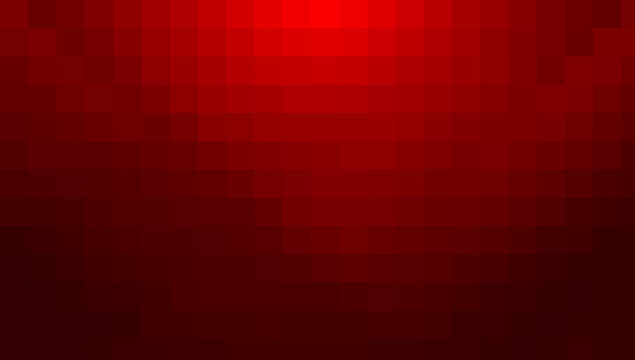 Red Gradient Background. Abstract Deep Crimson Backdrop with Soft Pixel Grid Texture, Rich Ruby Digital Mosaic Pattern, Modern Futuristic Surface for Creative Design